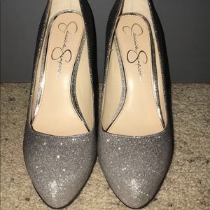 Sparkly Jessica Simpson heels